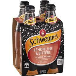 Schweppes Lemon Lime & Bitters 300ml x 4pk