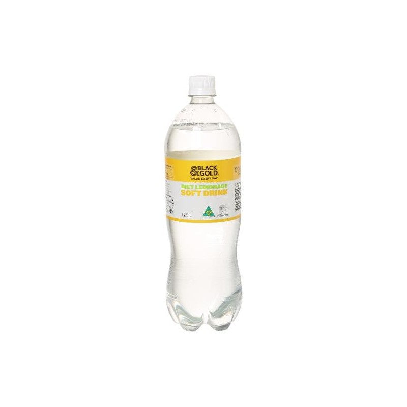 Black & Gold Diet Lemonade 1.25L