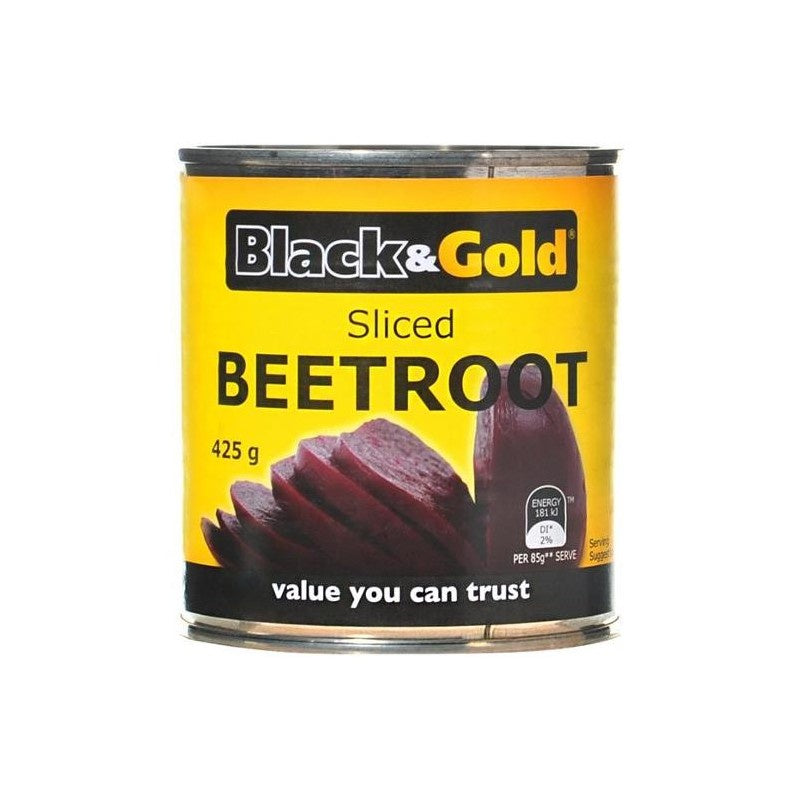 Black & Gold Sliced Beetroot 425g