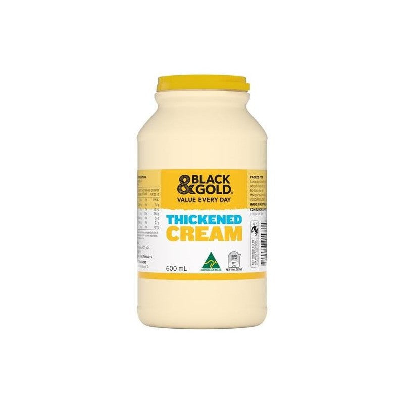 Black & Gold Thickened Cream 600ml