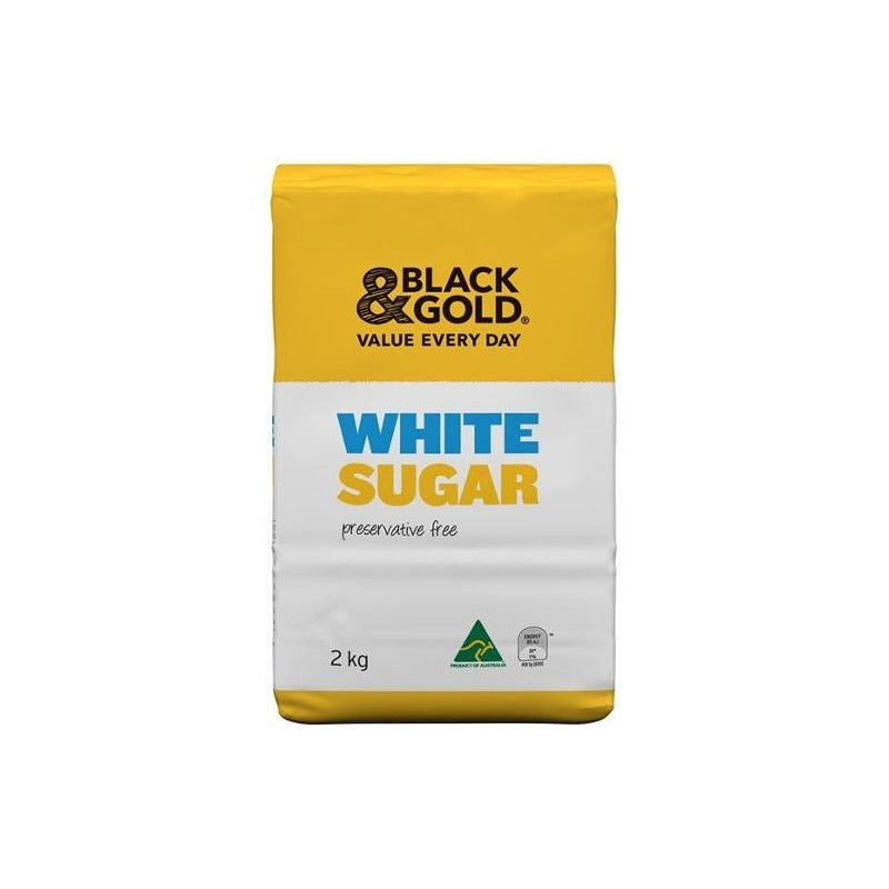 Black & Gold White Sugar 1kg