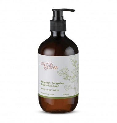 Myrtle & Moss Bergamot Hand & Body Wash 500ml