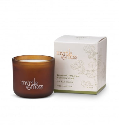 Myrtle & Moss Bergamot Soy Wax Candle - Mini