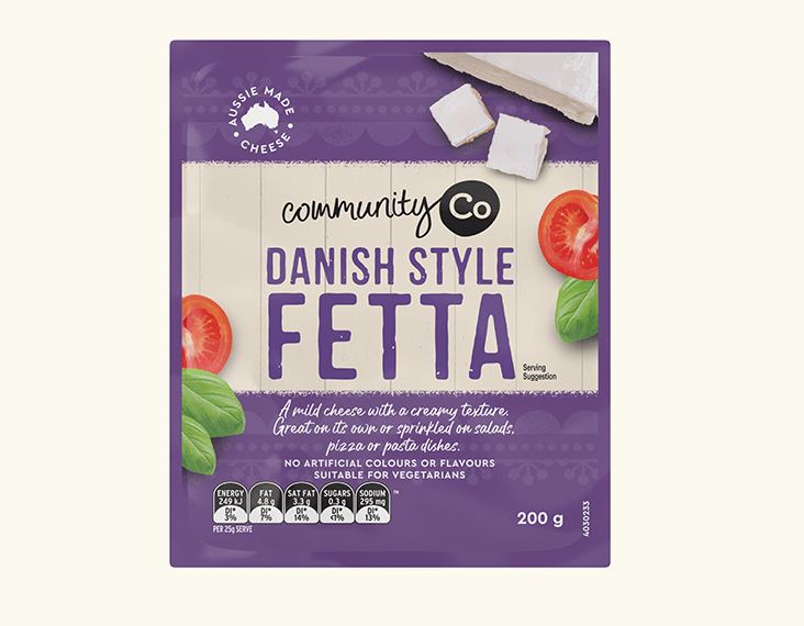 Community Co Danish Style Fetta 200g