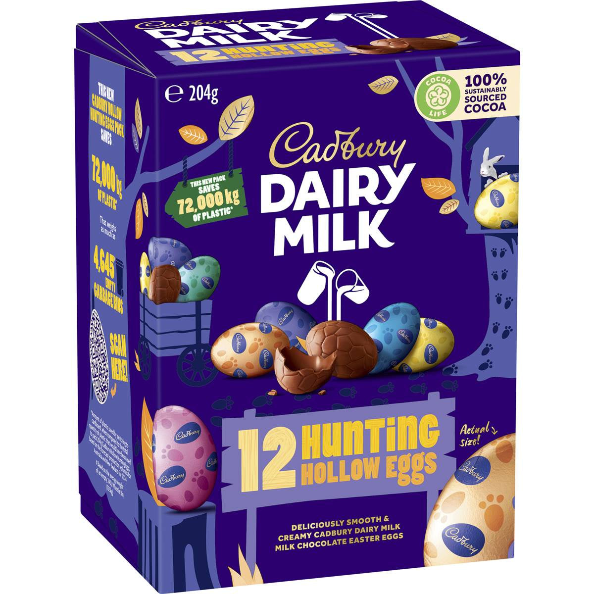 Cadbury Easter Egg Carton  204g