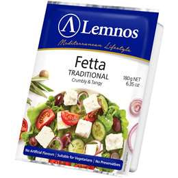 Lemnos Traditional Fetta Cheese 180g