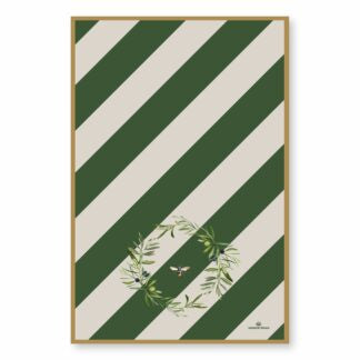 Manor Road Microfiber Tea Towel - Olive & Bee