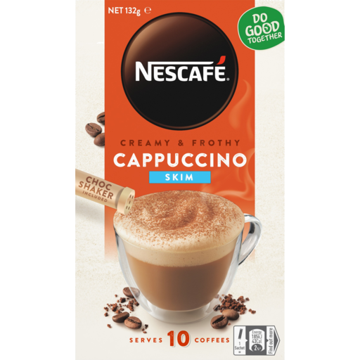 Nescafe Skim Cappuccino 125g 10pk