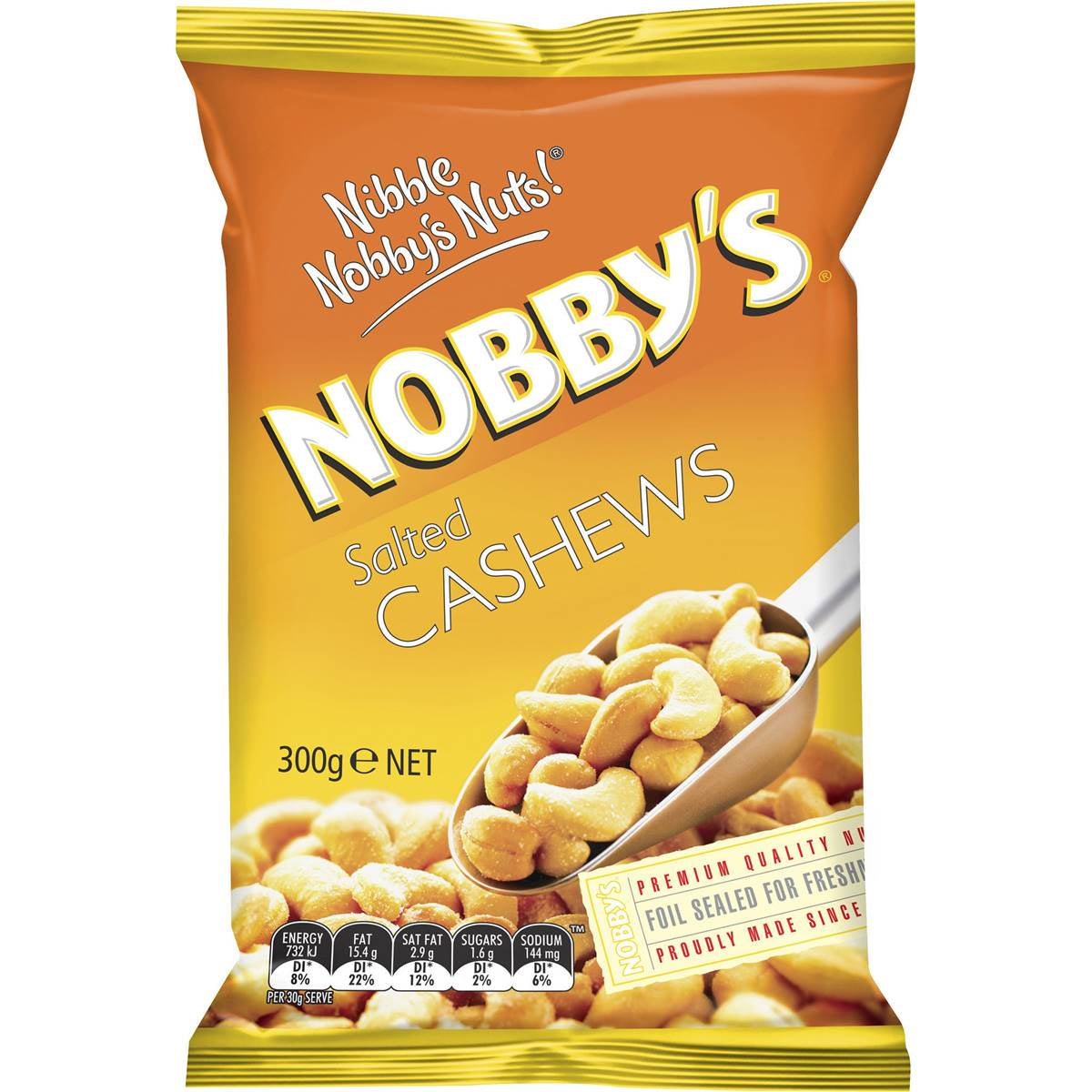 Nobbys Salted Cashews 300g