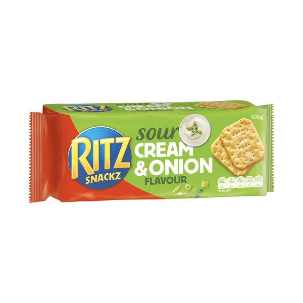 Ritz Snackz Sour Cream and Onion Crackers 100g