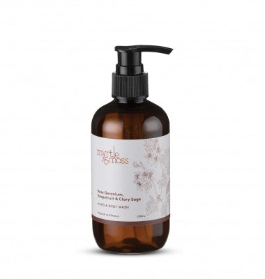 Myrtle & Moss Rose Geranium Hand & Body Wash 250ml