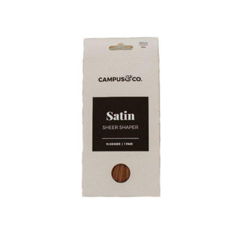 Campus&Co. Satin Sheer Shaper Bronze XTall 1pr