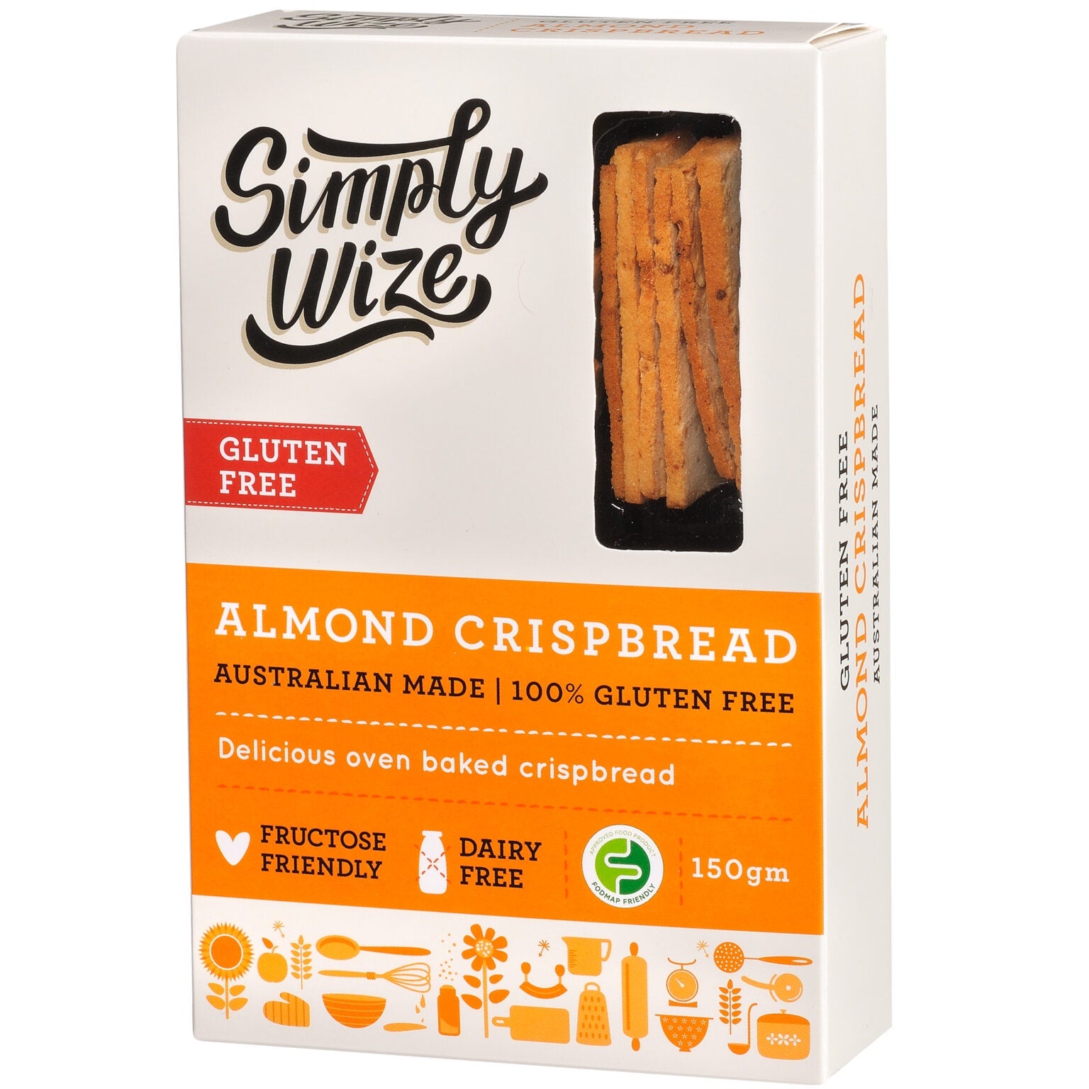 Simply Wize Almond Crispbread 150g