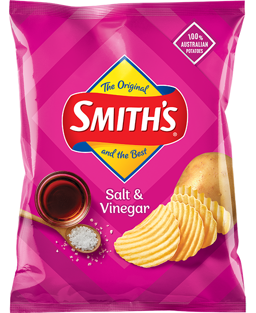 Smith's Crinkle Cut Chips Salt & Vinegar 170g