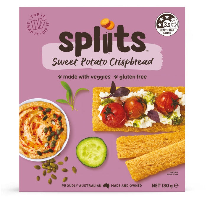 Spliits Crispbread Sweet Potato