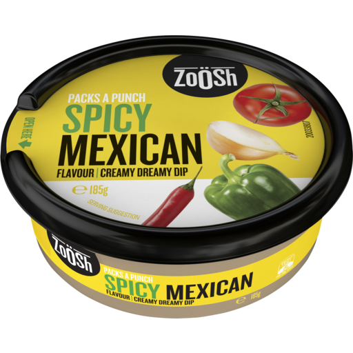 Zoosh Spicy Mexican Dip 185g