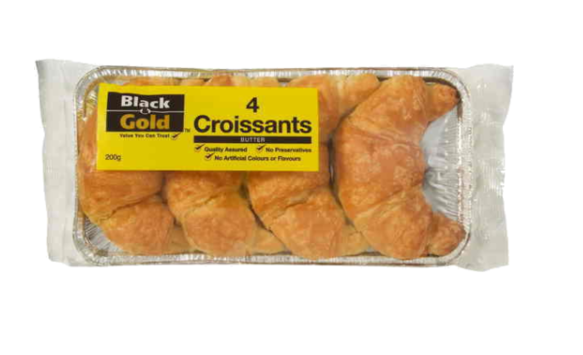 Black & Gold Croissant 200g 4 pk