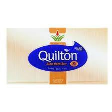 Quilton 3ply Aloe Vera  White Facial Tissues 95pk