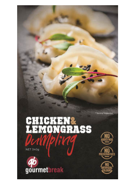 Gourmet Break Chicken & Lemongrass Dumplings 340g