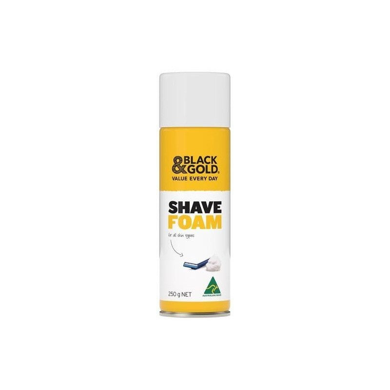 Black & Gold Shaving Foam 250g