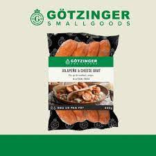 Gotzinger Jalapeno and Cheese Brat 400g