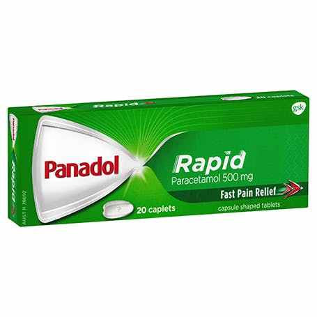 Panadol Rapid Caplets 500mg 20pk