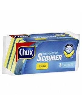 Chux Scrub Kitchen Non Scratch 3pk