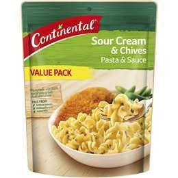 Continental Pasta & Sauce Sour Cream & Chives Value Pack 145g