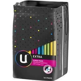 U By Kotex Super Maxi Pads 14pk