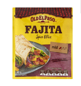 Old El Paso Fajita Spice Mix 40g