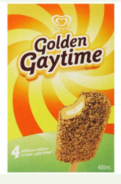 Streets Golden Gaytime 400ml 4pk