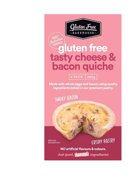 Gluten free Bakehouse Quiche Lorraine 2pk