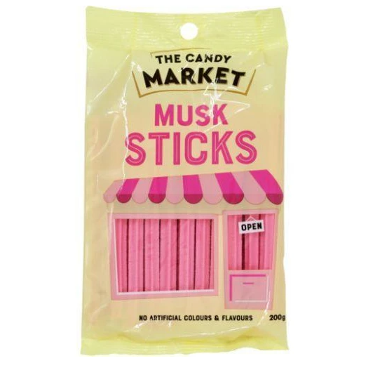 The Candy Market Musk Sticks 200g