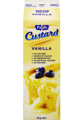 Pauls Vanilla Custard 1kg