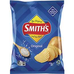 Smith's Crinkle Cut Chips Original 170g