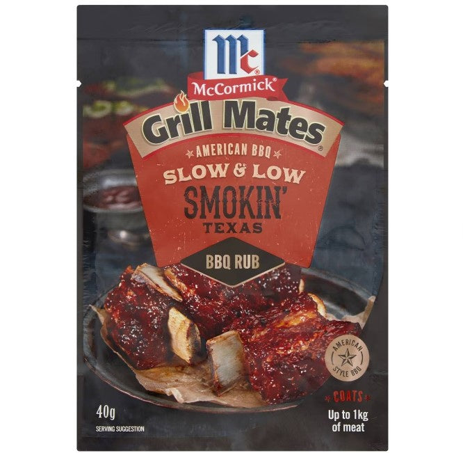 McCormick Grill Mates Smokin Texas American BBQ Rub 40g