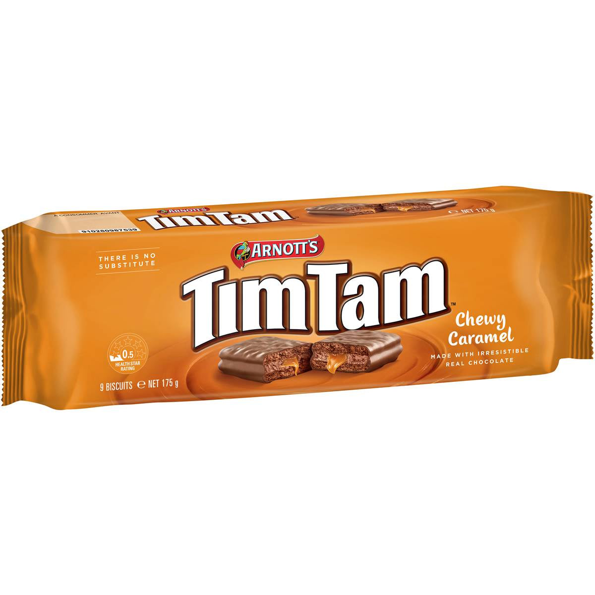 Arnott's Tim Tam Chewy Caramel Chocolate Biscuits 175g