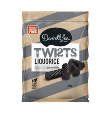 Darrell Lea Liquorice Twists 280g