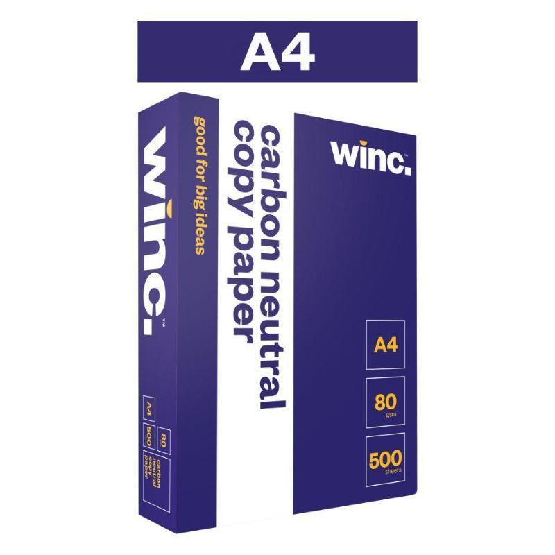 Winc A4 Copy Paper 80gsm White 500 Sheets